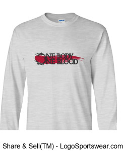 Long Sleeve T-shirt (Embroidered) Design Zoom